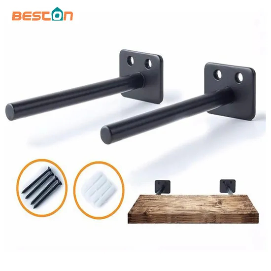 Wall Mounted Blind Hidden Pipe Shelf Brackets
