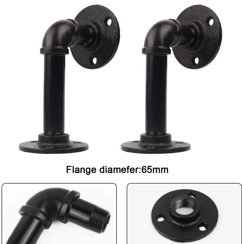 Wall Mounted Shelf Bracket Hanging Wall Metal Copper Pipe Bracket