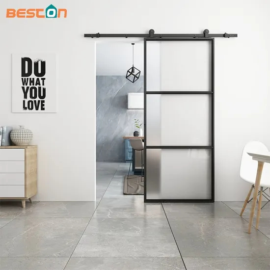 Glass Barn Doors Metal Frame Chelsea Barn Door Kits