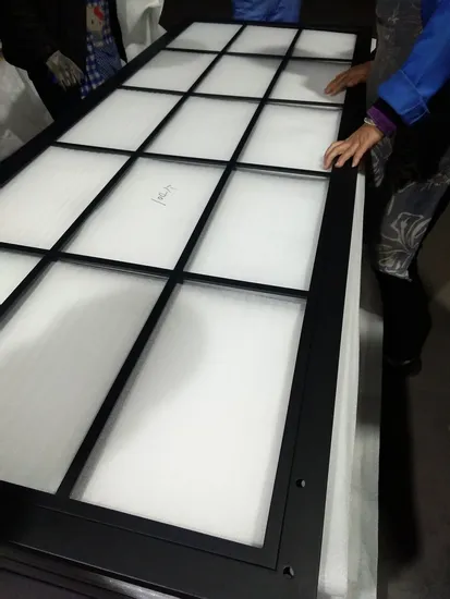 Black Metal Frame Clear Tempered Sliding Glass Partition Door with Hardware Kit