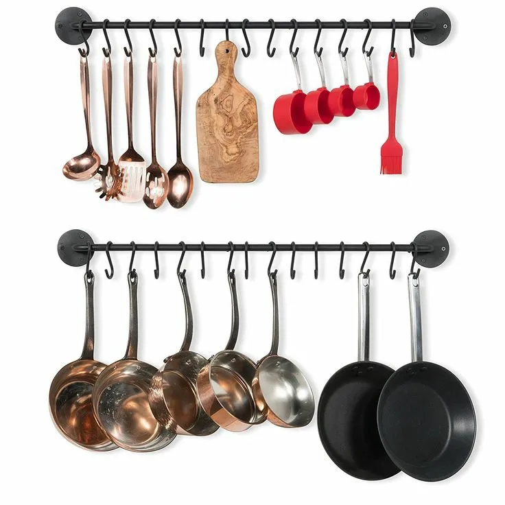 Solid Iron Gold Bronze Pipe Shelving Hangers and Brackets