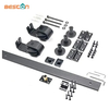 Bi-Folding Sliding Barn Door Hardware Flat Track Top Mount Roller Kit