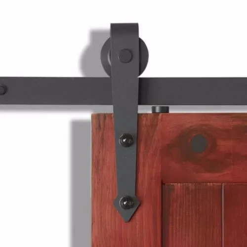 Carbon Steel Rustic Sliding Barn Door Hardware Kits for Interior