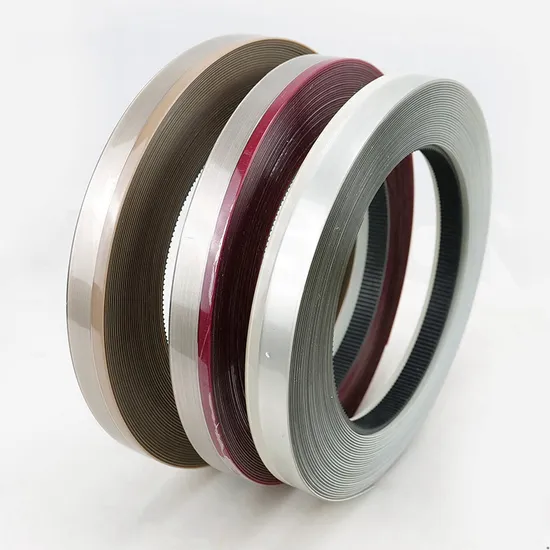 Plastic Cabinet Edging PVC Edge Banding Tape Rubber Wood Grain Edge Strips