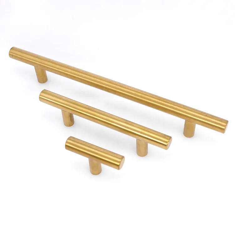 Stainless Steel Cabinets Handles Long T Bar Lever Pull Door Handle