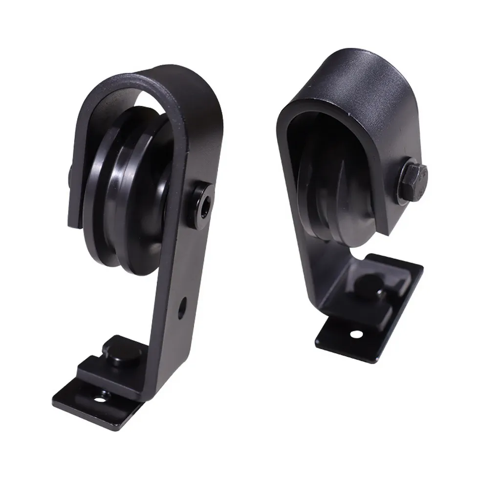 Customizable Design Black Sliding Barn Door Hardware Kit for Sliding Door