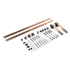 Industrial Sliding Barn Door Kit Set for Wooden Doors