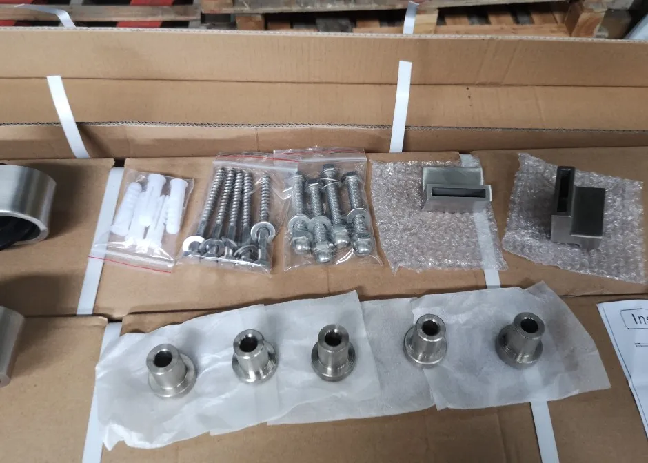 Stainless Steel 304 Wood Chrome Sliding Barn Door Hardware