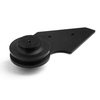 Black Modern Cabinet Track Sliding Barn Door Hardware Kits Fitting