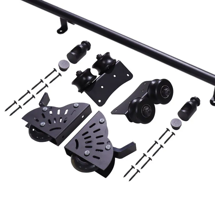 Library Ladder Hardware 4m Steel Sliding Bookshelf Ladder Hardware Kit