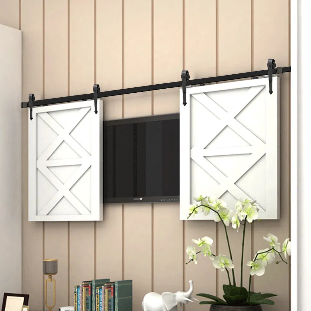 Steel Sliding Wholesale Barn Door Hardware System Concealed Sliding Door Hardware