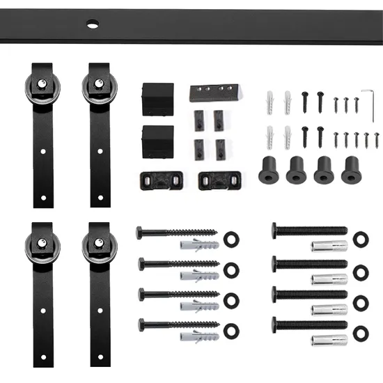 12 ft double barn door hardware kit