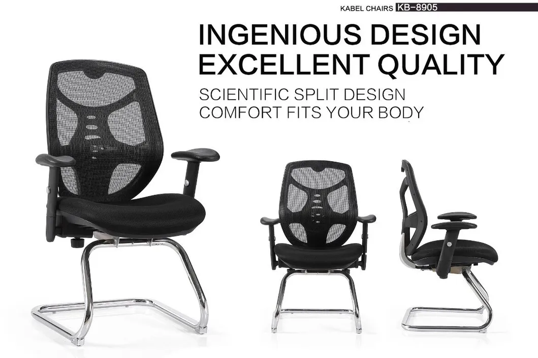 High-Tech Mesh Swivel Office Chair Black Fabric Office Chair