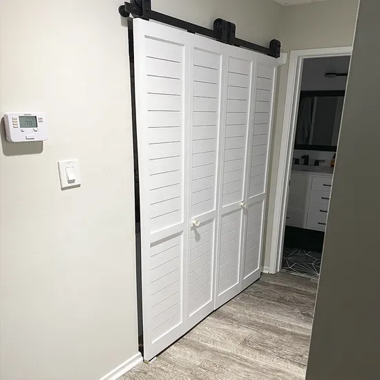 New Design for Bi-Folding Sliding Barn Door Hardware