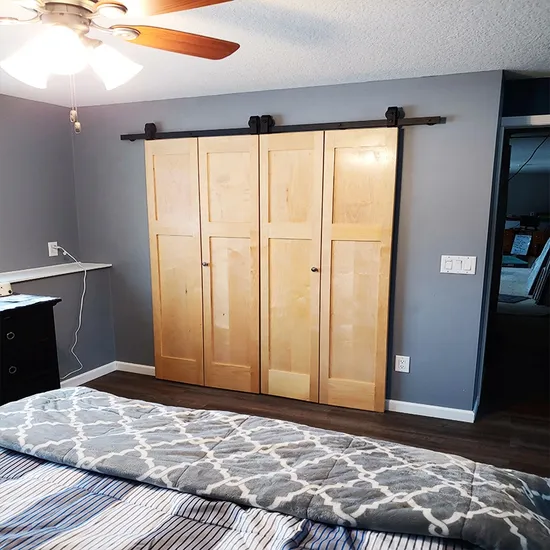 New Design for Bi-Folding Sliding Barn Door Hardware