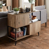 Entrance Living Room Double-Layer Storage Cabinet with Cabinet Doors