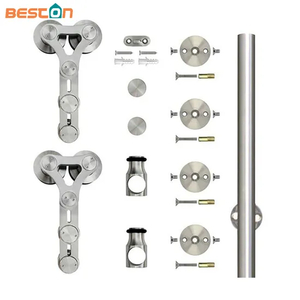 Stainless Steel Sliding System Barn Door Hardware for Wood Door