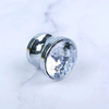 Crystal Small Diamond Drawer Handles Zinc Aluminum Knobs Crystal Glass Cabinet Handles