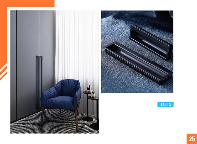 Drawer Kitchen Cabinet Pull Cupboard Wardrobe Handles Aluminium Profile Handle