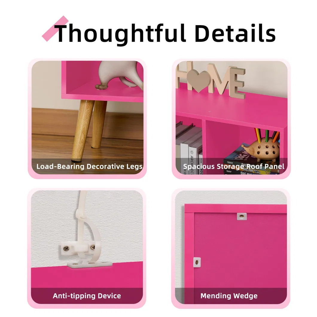 Hexagonal Storage Shelf Book Shelves Book Rack Rack Bookshelf for Kid Room