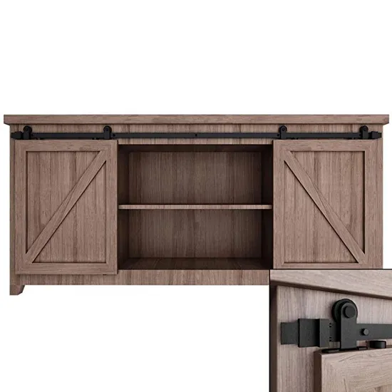 Wall Mount Sliding Barn Double Door Hardware