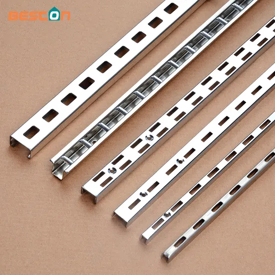 Metal AA Column with Holes Direct Sales Slotted Wall Upright Channel