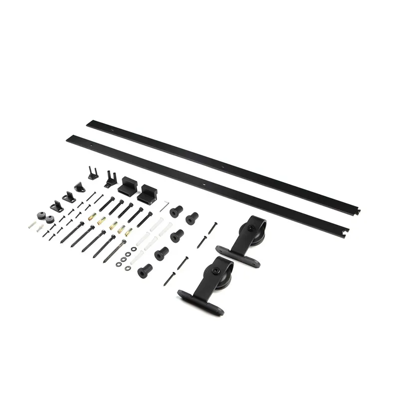 6.6 FT Sliding Barn Door Hardware Track Kit Sliding Door Accessories