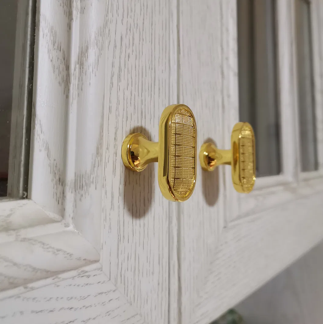 Single-Hole Zinc Alloy Handle Cabinet Door Drawer Handle