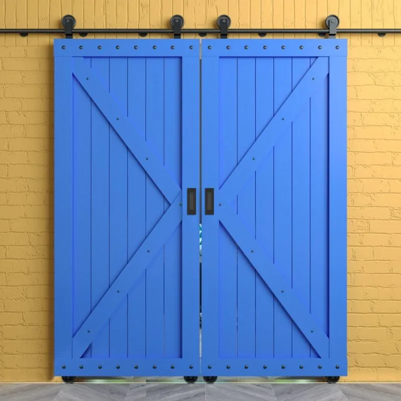 Matte Black Sliding Barn Door Handle Modern Simple Finger Flush Pull Handle