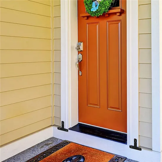 Wear-Resistant Steel Sheet Panel Matte Black Metal Connecting Bracket