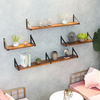Ready Stock Wholesale Steel Metal Floating Corner Shelf Brackets