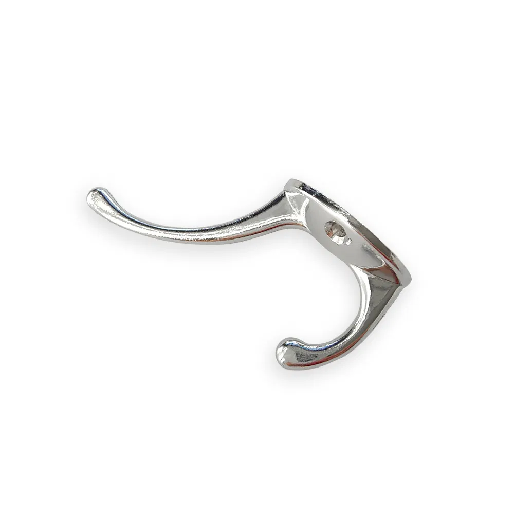 Iron Chrome Display for Clothes Hanging Metal Wall Hook