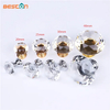 Zamak Diamonds Cabinet Door Knobs Luxury Crystal Glass Drawer Pull Knob