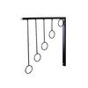 Heavy Duty Black Wall Hooks Store Display Wall Mounted Coat Rack