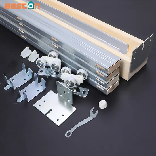 3W 200 Lbs Sliding Pocket Door Hardware Frame Kit