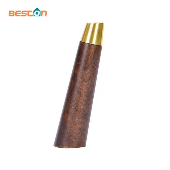 Walnut Inclined Solid Furniture Accessories Rubber Wooden Legs