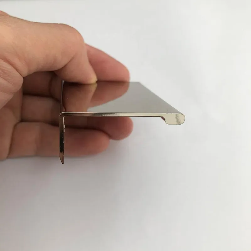 Bedroom Furniture Hardware Aluminum Alloy Chrome Kitchen Cabinet Drawer Edge Pull Handle