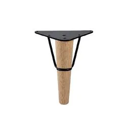 Wood Material Table Legs Furniture Sofa Wood Legs with Metal Frame