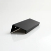 Modern Furniture Hardware Matt Black Hidden Kitchen Finger Edge Cabinet Pull Handles