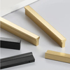 Aluminium Kitchen Handle Knob Furniture Cabinet Drawer Long Knobs Luxury Gold Handle