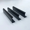 Kitchen Black Handle for Drawer Cabinet Modern Aluminum Furniture Edge Finger Pull