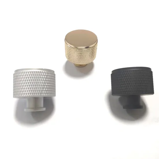 Knurled Handles Kitchen Wardrobe Dresser Cupboard Cabinet Drawer Furniture Pulls Knobs