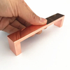 Brass Color Rose Gold Square Pull Hardware Cabinet Door Square Pull Handles