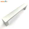 Furniture Fitting Modern Sample Aluminum Rose Gold Kitchen Cabinet Square Handle