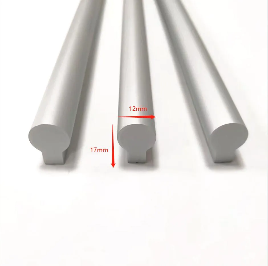 Bedroom Furniture Champagne Chrome Plated Drop Aluminum Furniture Cabinet Handle Pull