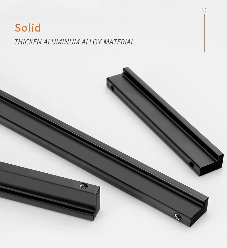 Kitchen Hardware Aluminum Bedroom Furniture Long Wardrobe Door Cabinet Handle