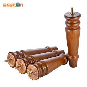 Super Load-Bearing Solid Wood Bed Legs Natural Color Fat Sofa Bed Legs