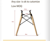 Wooden Durable Chair Base Solid Wood Chair Frame