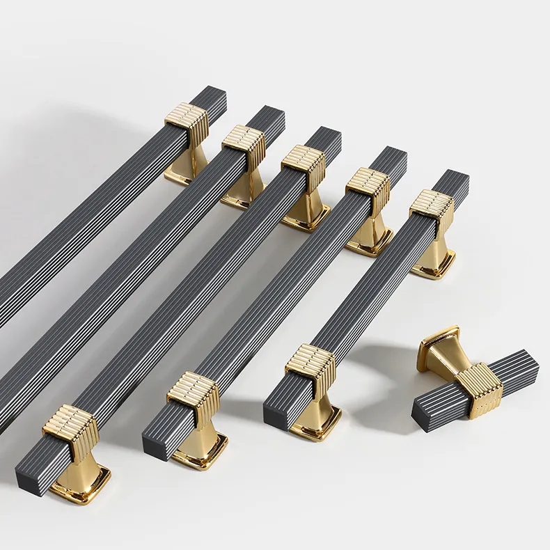 Cabinet Handles Gold Black Kitchen Cabinet Pulls Wardrobe Handle Drawer Knobs