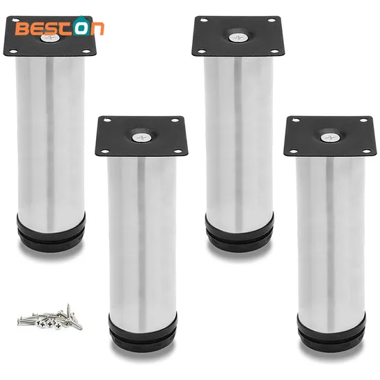 Furniture Hardware Cabinet Chrome Plated Metal Sofa Leg